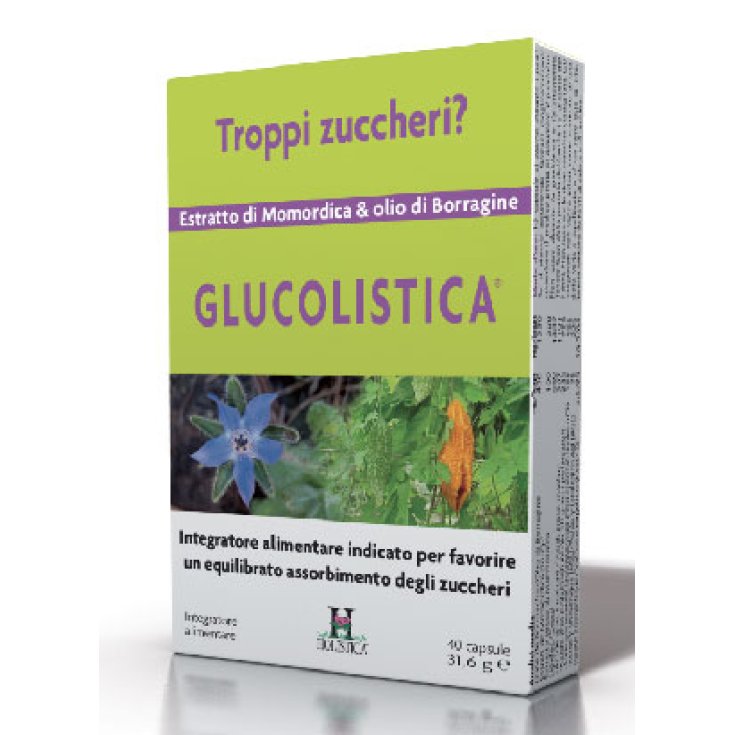 Sangalli Glucolistica Holistica Complément Alimentaire 40 Gélules