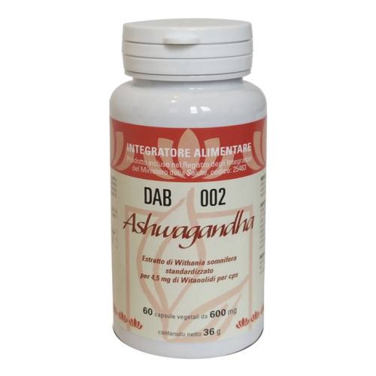 Dab 002 Ashwagandha Complément Alimentaire 60 Gélules Végétales