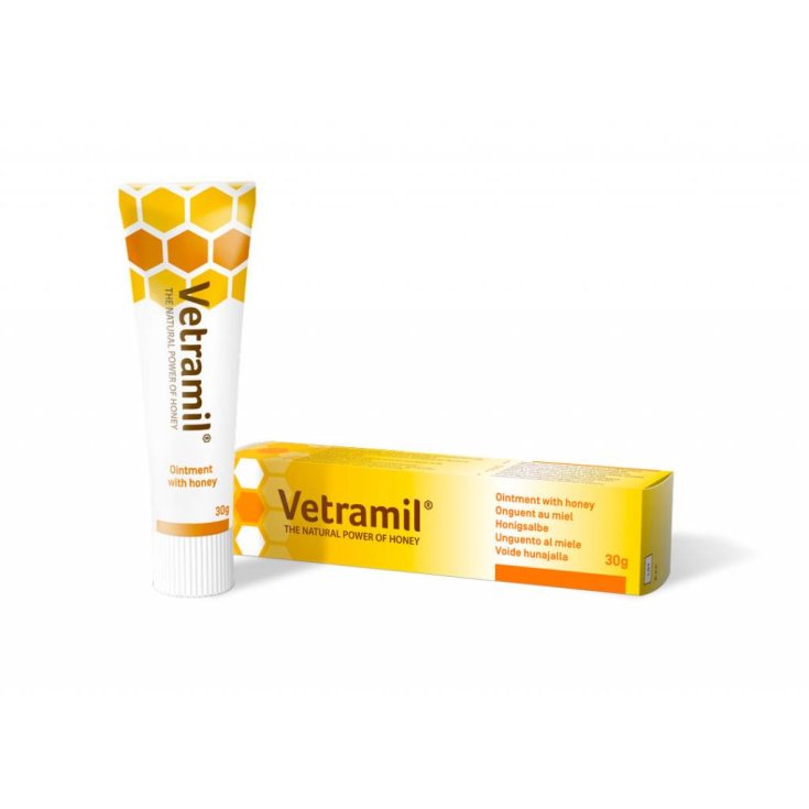 Vetramil Honey Pommade Cicatrisant Usage Vétérinaire 30g