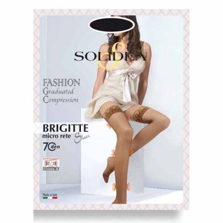 Solidea Brigitte Paprika Micro Mesh Stay Ups 4