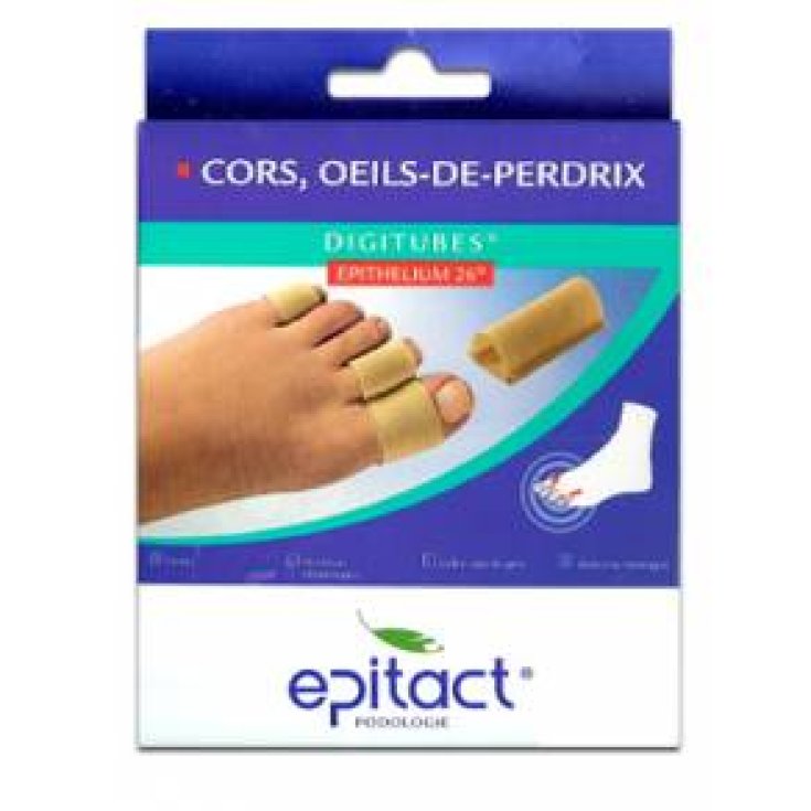 Epitact Digitube Silicone Gel Taille S 1 Bande de 10 cm