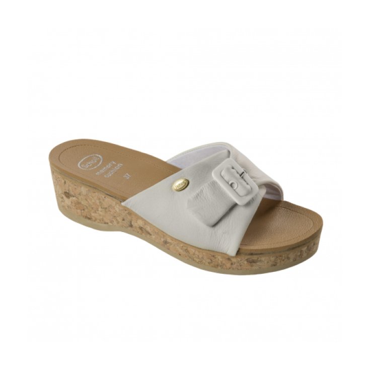 Scholl® Wappy Chaussure Femme Eco Leather Memory Cushion® Semelle Intérieure Couleur Blanc Taille 39