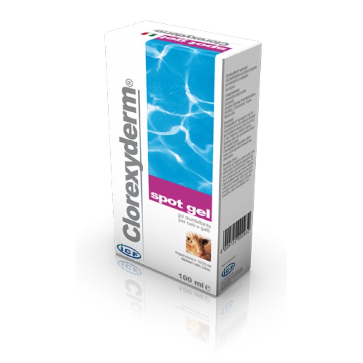 ICF Clorexyderm Spot Gel Pour Chien Et Chat 100 ml