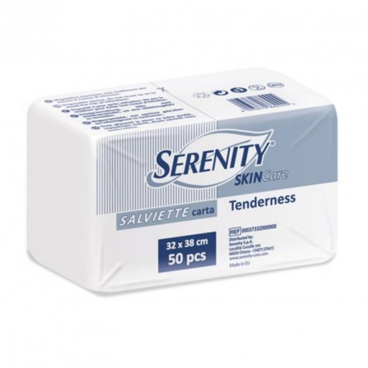 Serenity Skincare Tendresse Serviettes en papier cm32x38cm 50 pièces