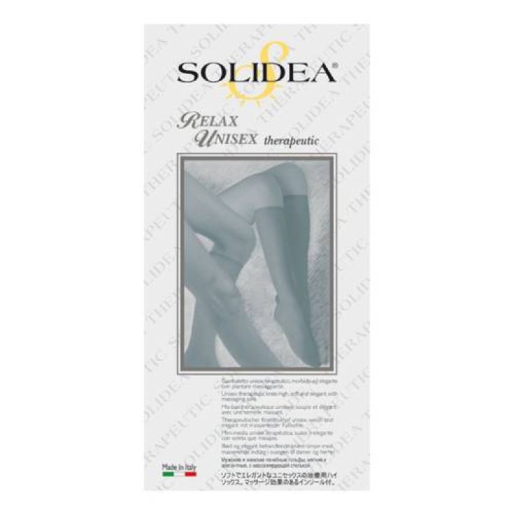 Solidea Relax Unisexe CCL1 Compression Mi-Bas Couleur Noir Taille S