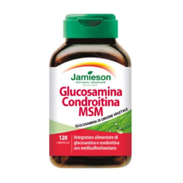 Jamieson Glucosamine Chondroïtine Msm Complément Alimentaire 120 Comprimés