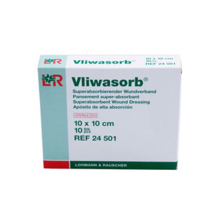 Lohmann & Rauscher Pansement Vliwasorb 10x10cm 10 pièces