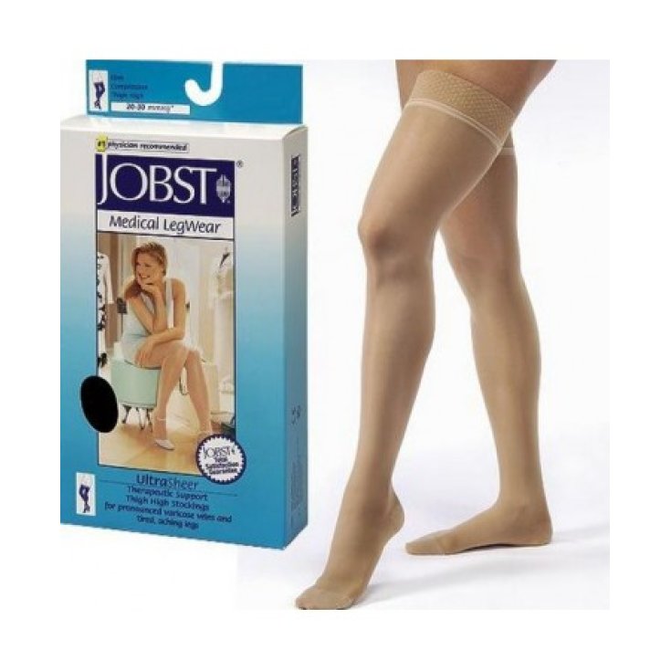 Jobst Ultra Sheer 20-30mmHg Stay-up Couleur Naturelle Taille L