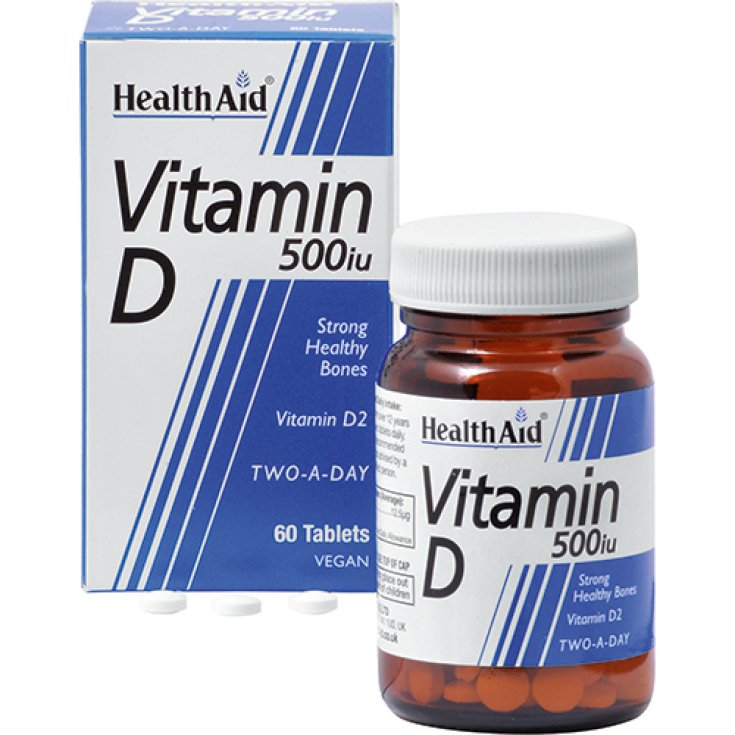 Healthaid Vitamine D 500iu Complément Alimentaire 60 Comprimés