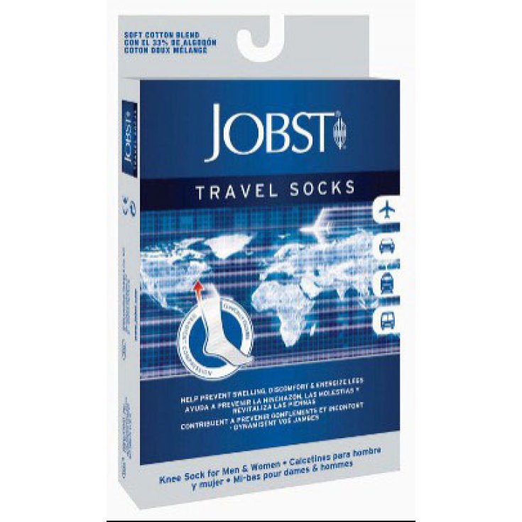 Jobst Travel Chaussettes Mi-bas Homme Bleu Taille S