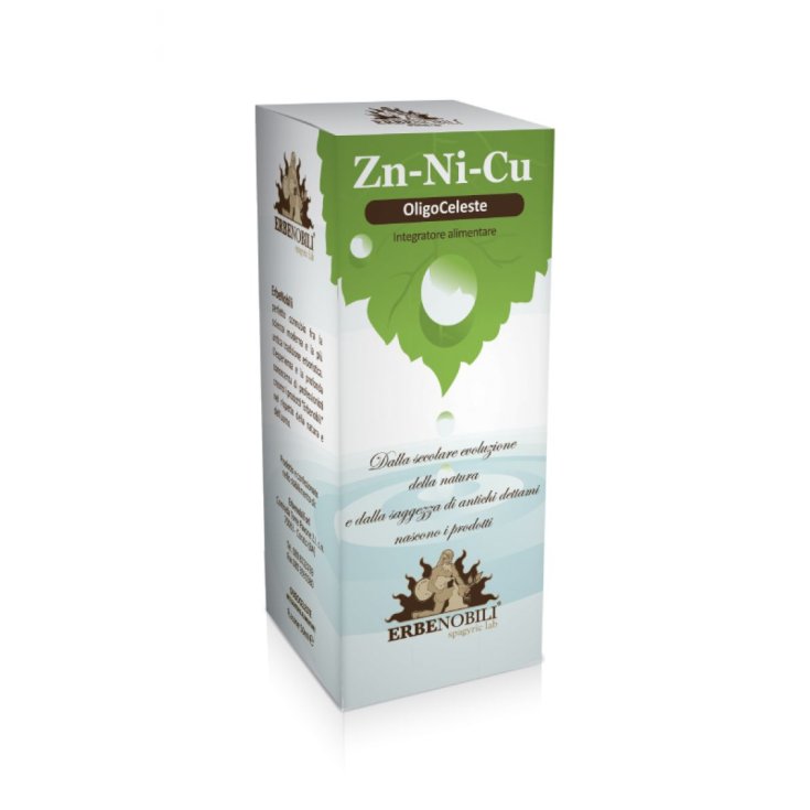 Erbenobili Oligoceleste Zinc Nickel Cuivre Complément Alimentaire 50 ml