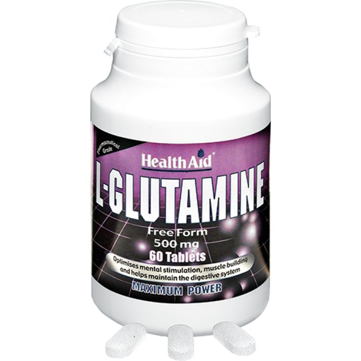 Health Aid L-Glutamine 500 Mg X 60 Comp