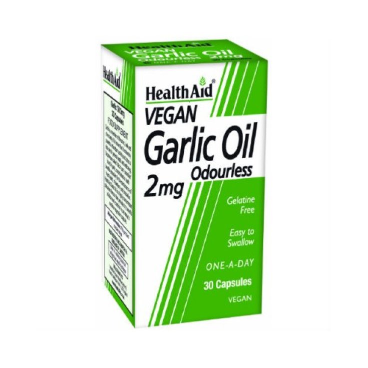 HealthAid Garlic Oils Inodore Ail 2mg Complément Alimentaire 30 Capsules Molles