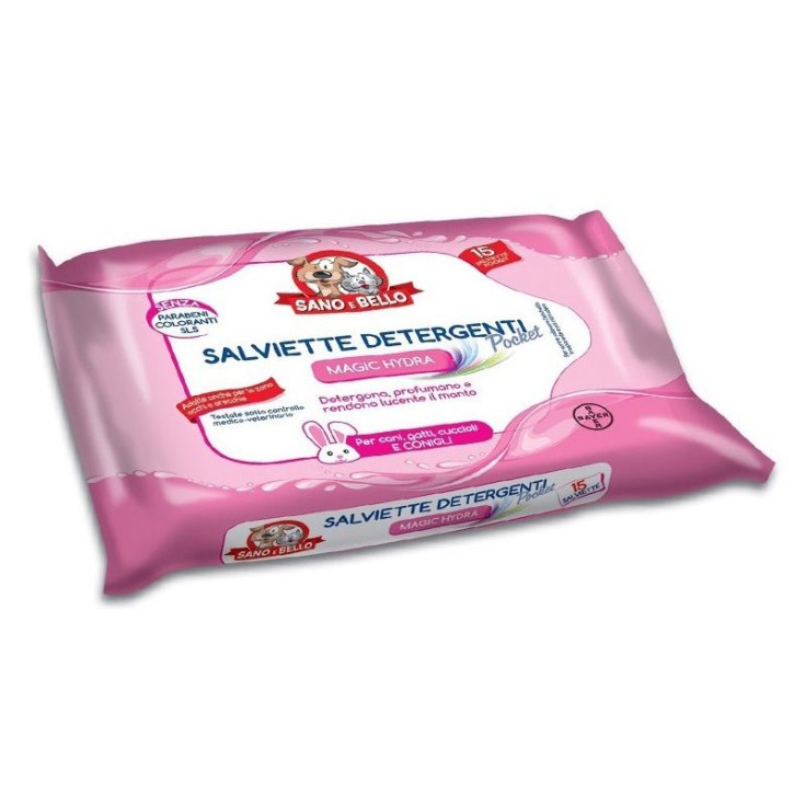 Sano E Bello Pocket Magic Lingettes 15 Pièces