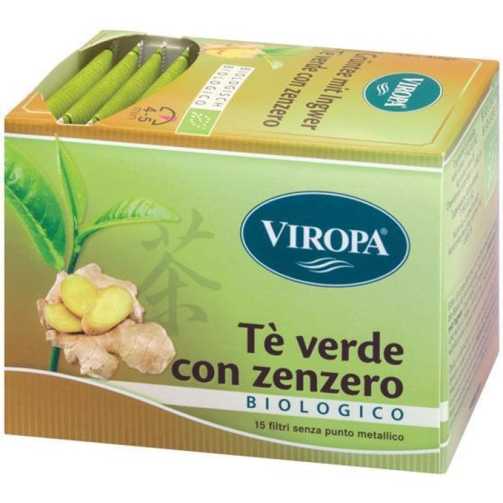 Viropa Thé Vert & Gingembre Bio 15 Sachets