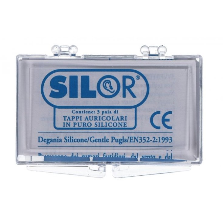 Silor Bouchon d'oreille en silicone 6 pièces