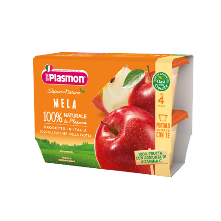 Plasmon Homogénéisé Fruit Flavors Of Nature Pomme 4x100g