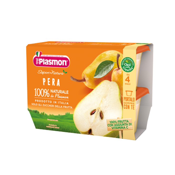 Plasmon Homogénéisé Fruit Flavors Of Nature Poire 4x100g