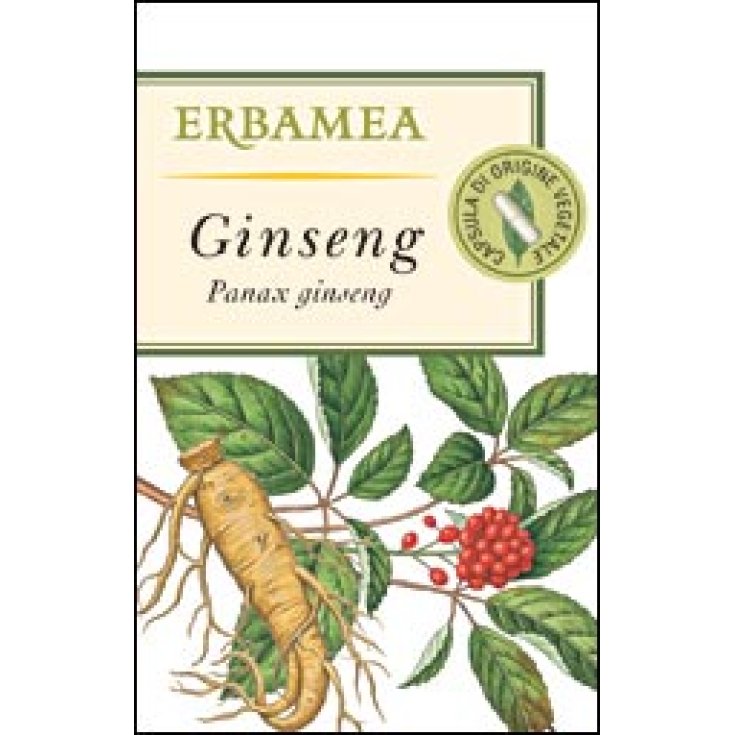 Erbamea Ginseng Complément Alimentaire 50 Gélules Vegtali