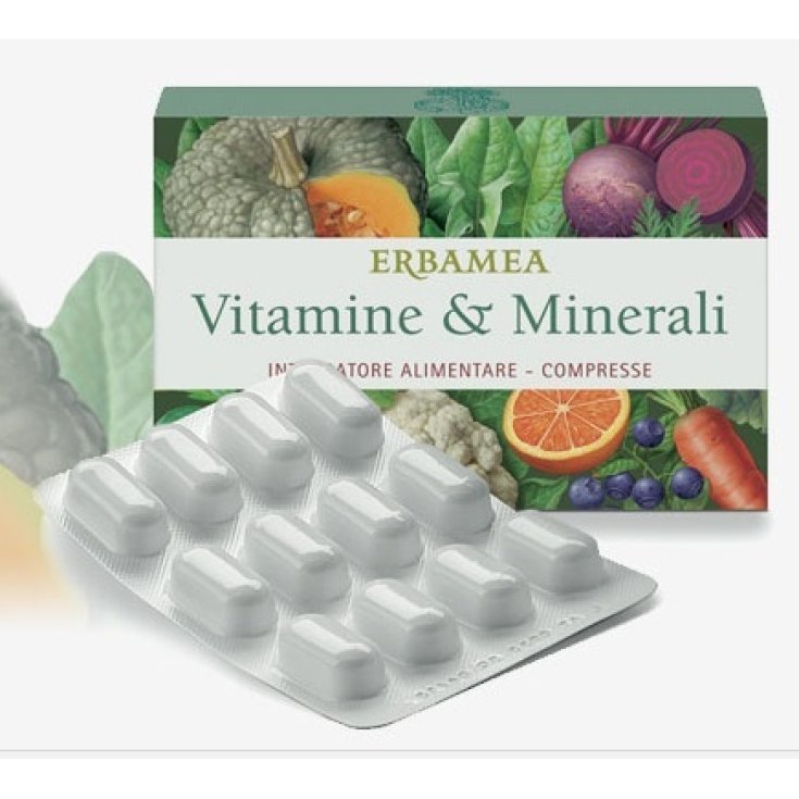 Erbamea Vitamines & Minéraux Complément Alimentaire 24 Comprimés