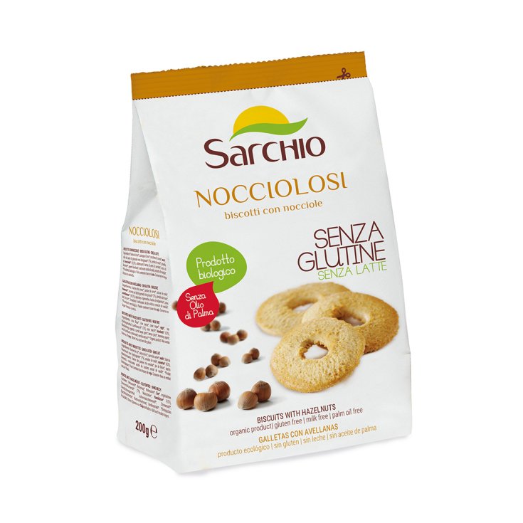 Sarchio Nocciolosi Biscuits Aux Noisettes Sans Gluten 200g