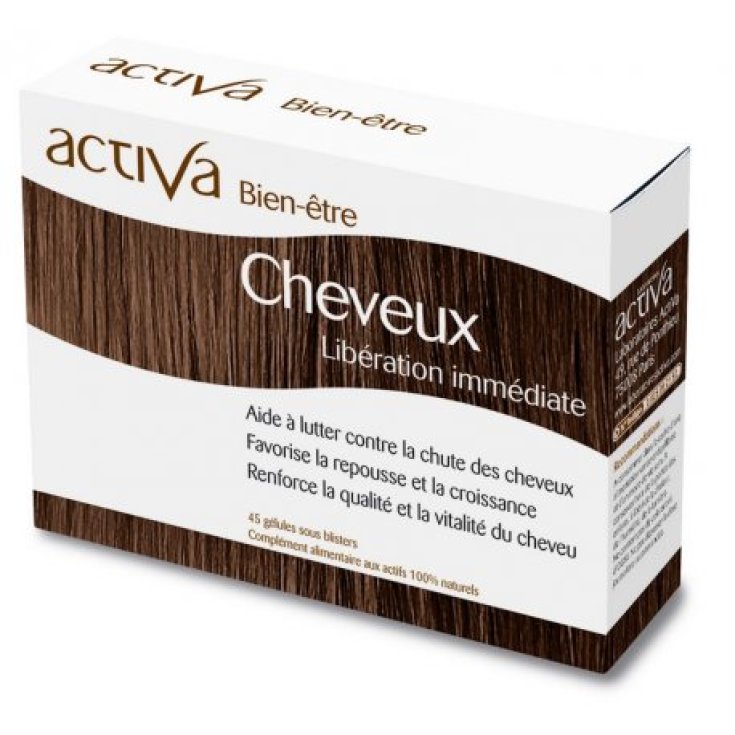 Activa Cheveux Wellness Vitality Complément Alimentaire Capillaire 30 Gélules