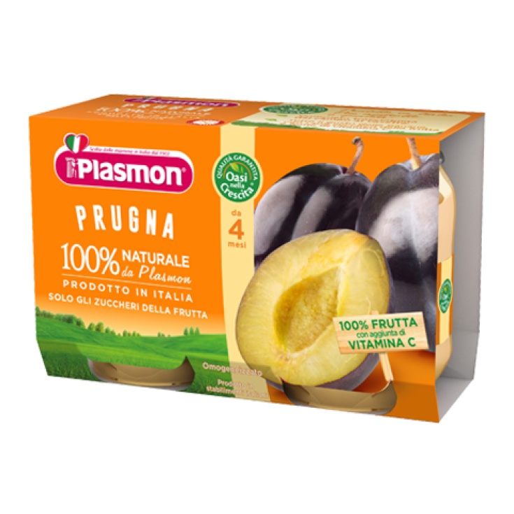 Plasmon Homogénéisé Fruit Flavors Of Nature Prune 4x10g