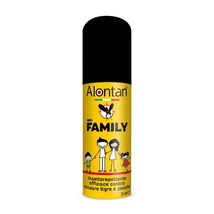 Alontan® Neo Family Spray Insectifuge Efficace contre les Moustiques Tigres et les Tiques 75ml