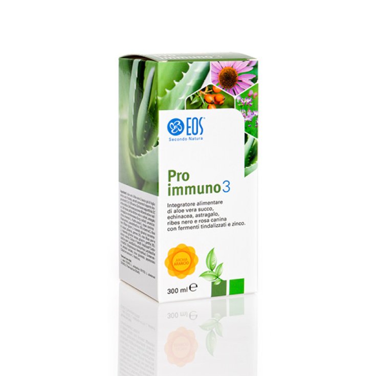 Eos Pro Immuno 3 Complément Alimentaire Goût Orange 300 ml