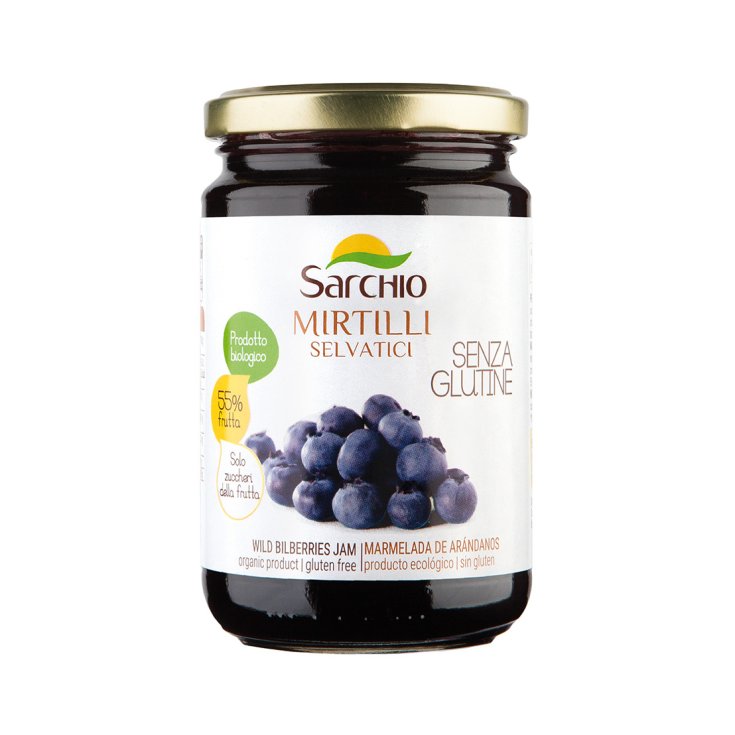 Sarchio Compote De Myrtilles Sauvages Produit Bio 320g