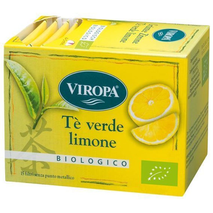 Viropa Thé Vert Citron Bio 15 Sachets