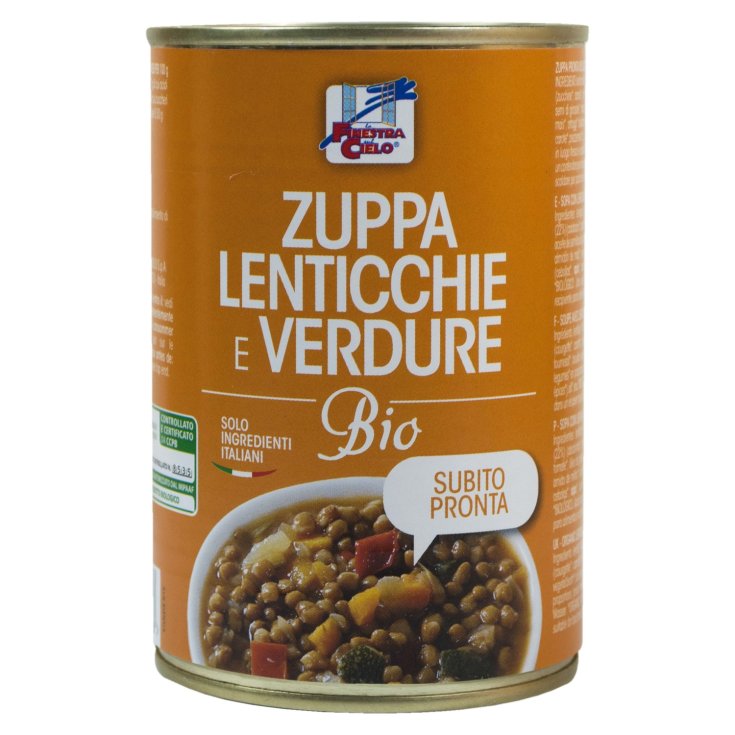 Soupe Lentilles Et Légumes Bio 400g
