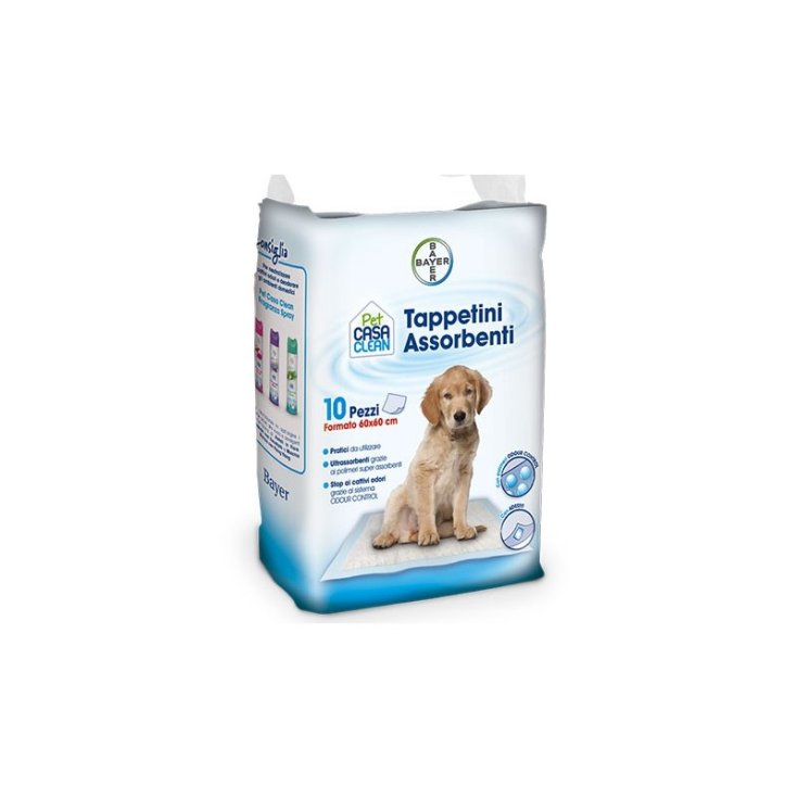 Bayer Pet House Clean Tapis absorbants 60x60cm 10 pièces
