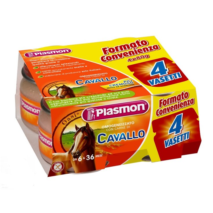 Plasmon Viande de Cheval Homogénéisée 4x80g