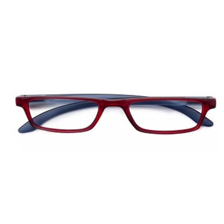 Lunettes Premium Tendance Couleur Rouge / Bleu Dioptrie +1.5