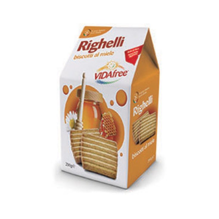Vidafree Righelli Biscuits au miel sans gluten 200g
