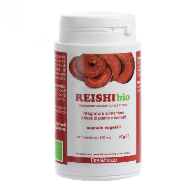 Erbavoglio ReishiBio Complément Alimentaire 90 Gélules de 300mg x 27g