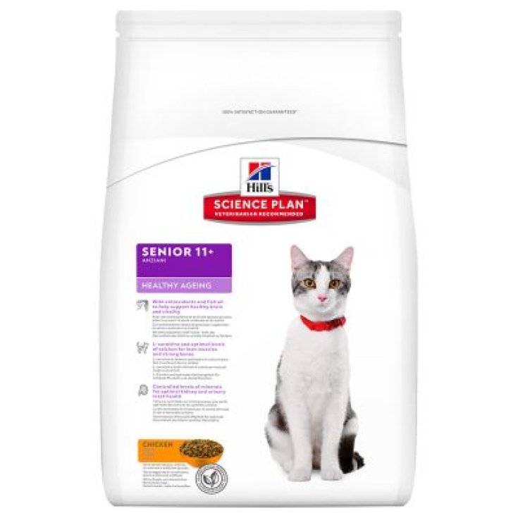 Hill's Science Plan Feline Senior 11+ Vieillissement Sain au Poulet 2kg