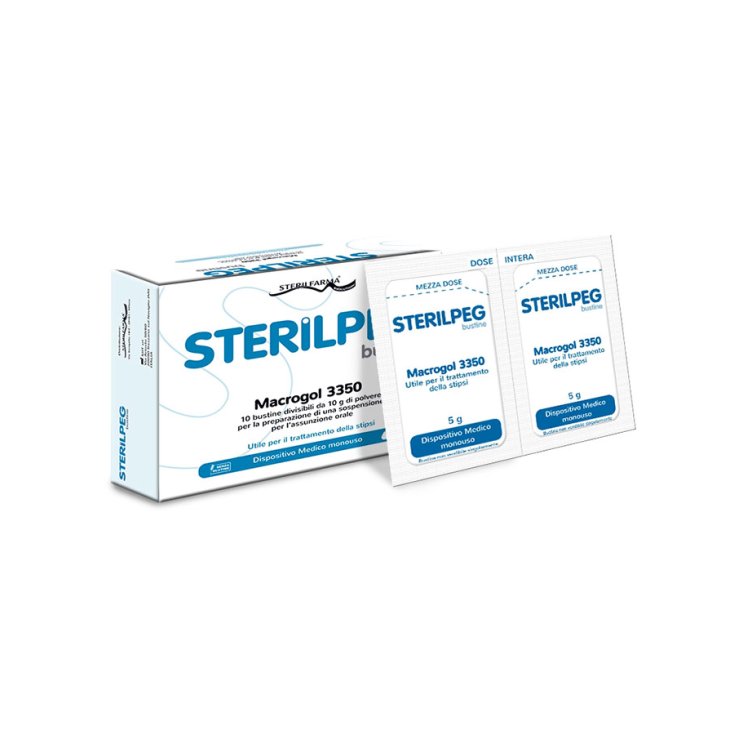 Sterilfarma® Sterilpeg® Macrogol 3350 Complément Alimentaire 10 Sachets de 5g