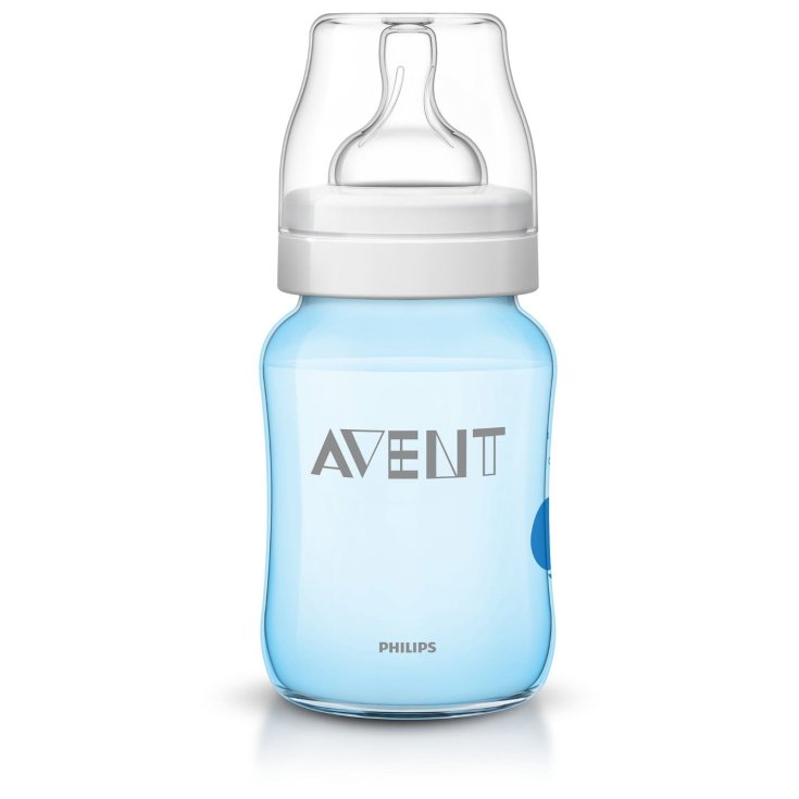 Philips Avent Biberon Classique Décoré Bleu Clair 260 ml