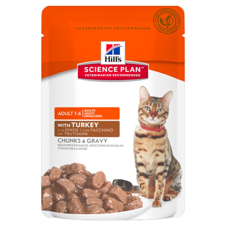 Hill's Science Plan Feline Adult avec Dinde 12 x85g