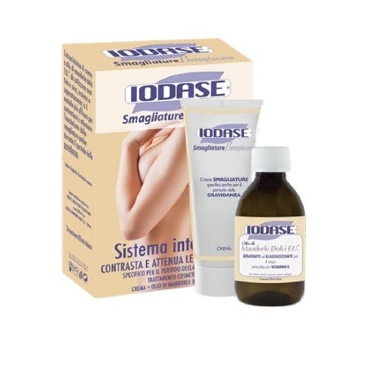 Kit Iodase Vergetures Bétaglucane Crème 200 ml + Huile d'Amande Douce 200 ml