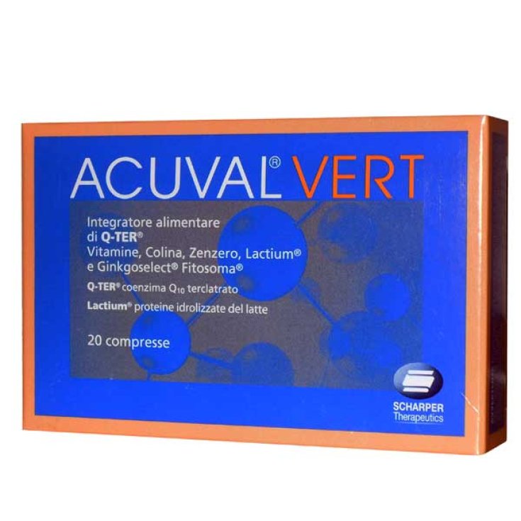 Acuval Vert 20 comprimés 1.2g