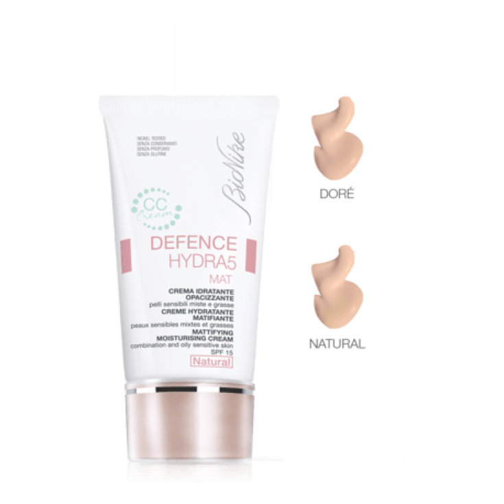 BioNike Defense Hydra5 Mat CC Crème Spf15 Doré teinte 40ml