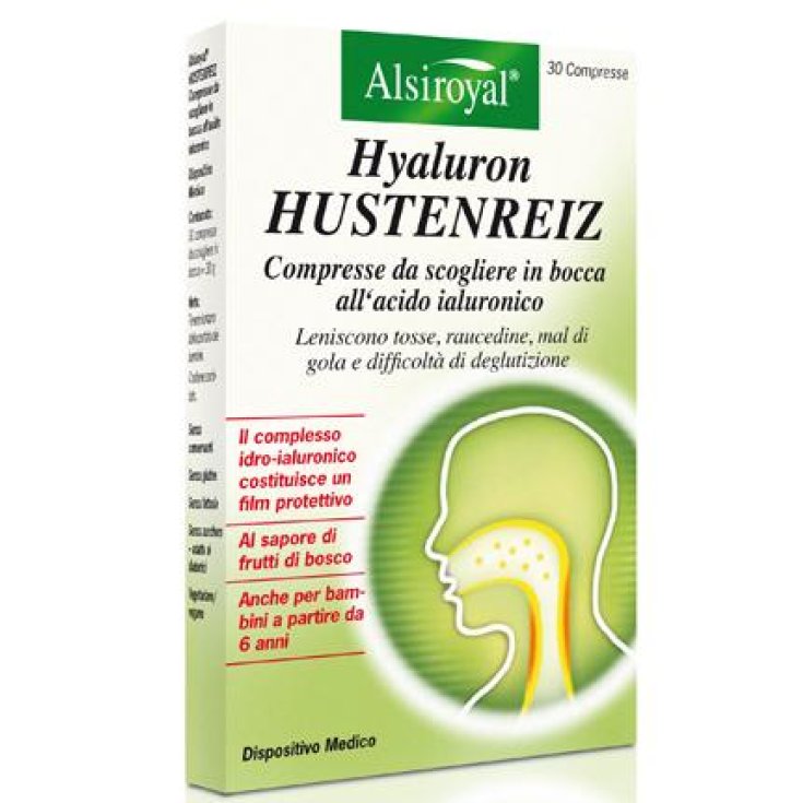 Hyaluron Toux & Gorge 30 Comprimés