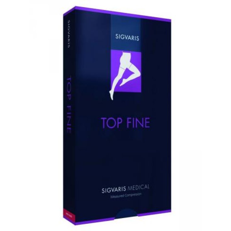 Sigvaris Top Fine 701 Crispa Collant à bout ouvert Taille S Long Plus