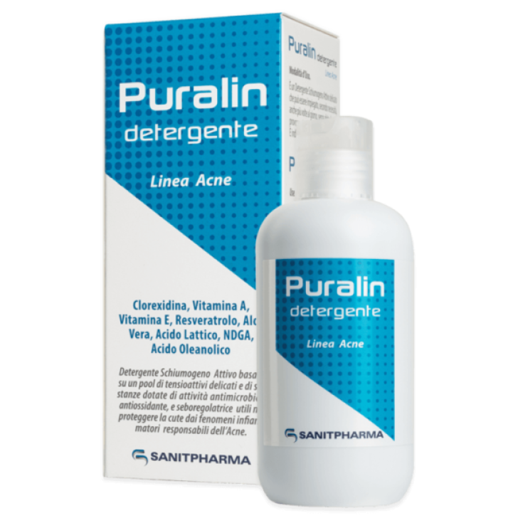 SanitPharma Puralin Nettoyant Moussant Ligne Acné 200 ml