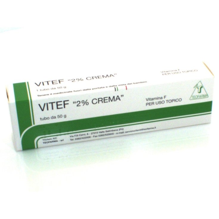 Vitef Cosmetic Crème Élastifiante À Base De Vitamine F 50 ml