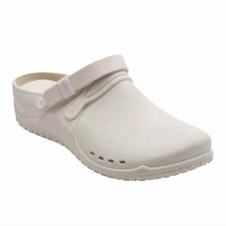 Scholl Clog Progress Sabot de Travail Unisexe Couleur Blanc Taille 43