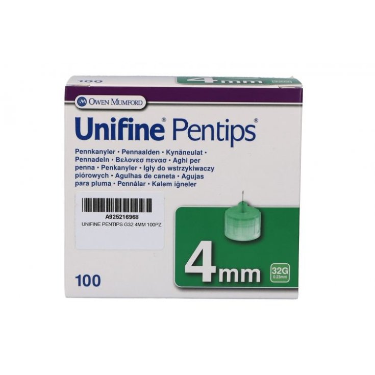 Unifine Pentips Aiguille G32 4mm 100 Pièces